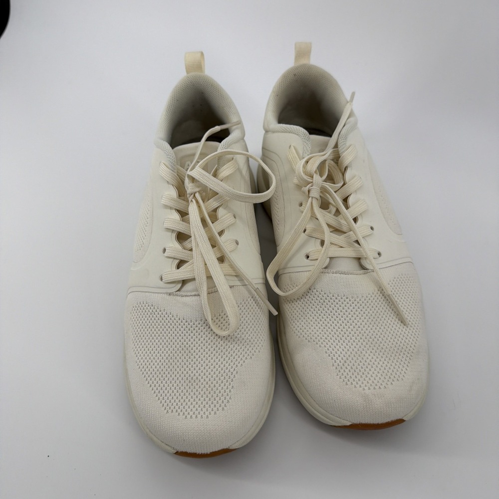 ABEO Momentum MXV Cruise comfort‎ sneaker walking shoe cream ivory tie women 7.5